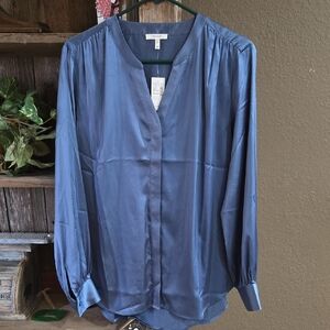 Maurices Gray Blue Top M